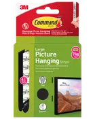 Command™ Strips Tavelupphängning - Svart L