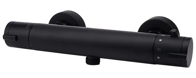 CARLSBAD Brusearmatur - mat sort