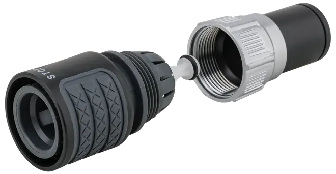 Adano Pro Slangekobling metal 1/2" med stop