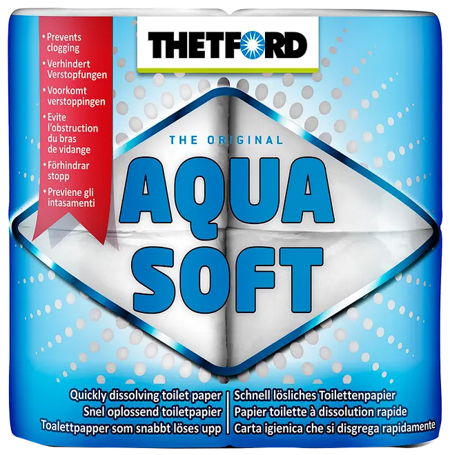 Aqua soft toalettpapper 4st