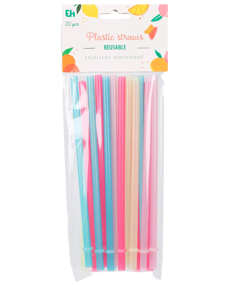 Sugrör 20-pack återanvändbara