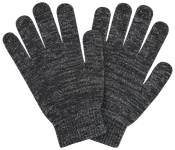 Handsker Lurex grå - One size
