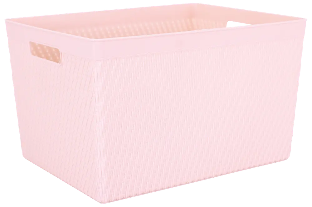 Plastikkurv large - pink
