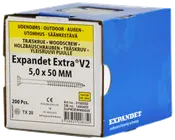 EXPANDET Spånskrue 5 x 50 mm TX20 200 stk.