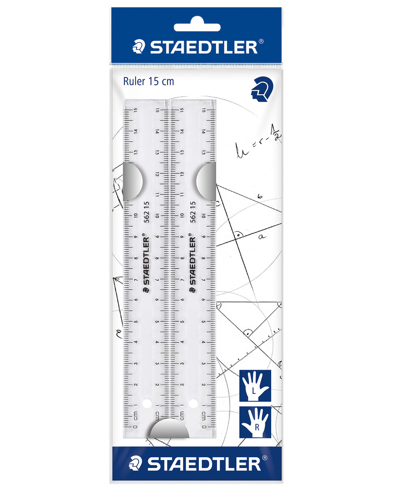 Staedtler Lineal 15 cm 2-pak