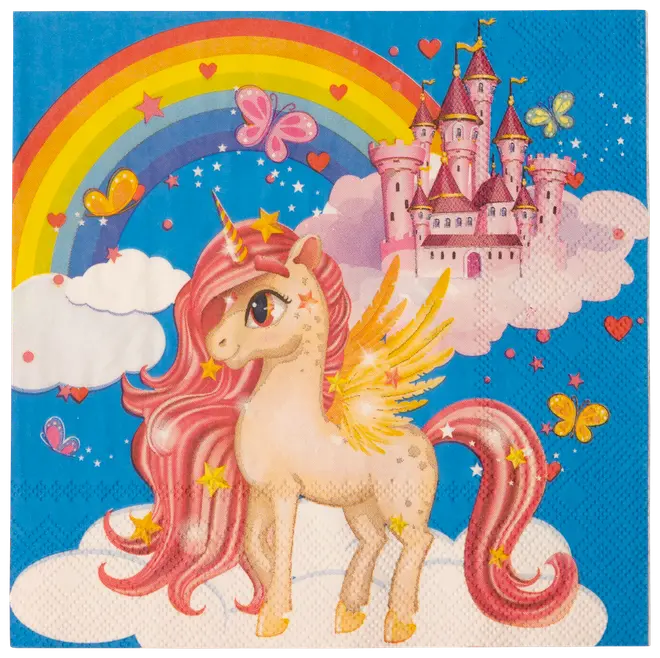 Servett 33 x 33 cm barnmotiv 20-pack