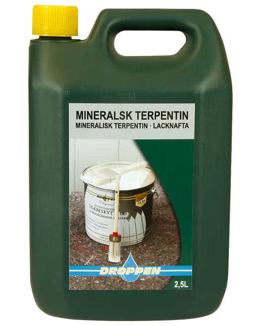 Droppen Mineralsk terpentin 2,5 L
