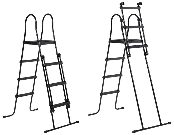 EXIT TOYS Pool Ø360x122cm med pumpe og skærm - Brun