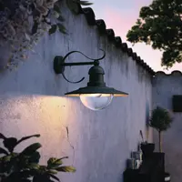 Philips vägglampa Topiary E27 - svart 