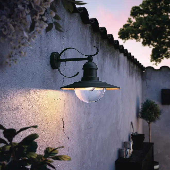 PHILIPS Væglampe Topiary E27 - sort