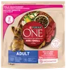Purina ONE Mini/Small Adult hundefoder, 1,5 kg pose, rig på oksekød med ris, til hunde under 10 kg. Støtter immunforsvar, mundsundhed og sund tarm.