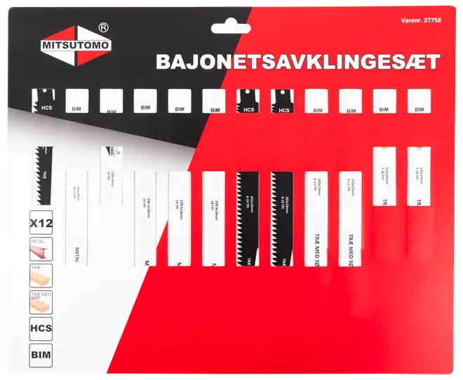 Tigersågblad 12-pack