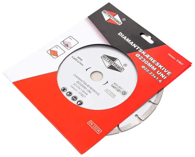 Mitsutomo Diamantkapskiva Ø230 mm - uni