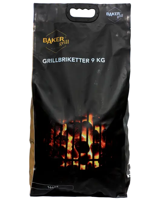 Bakergrill grillbriketter 9 kg