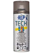 Super Help Tech 5 universal aerosolspray med gennemsigtig hætte og hvid etiket, til smøring, beskyttelse, rustløsning og frigørelse af dele.