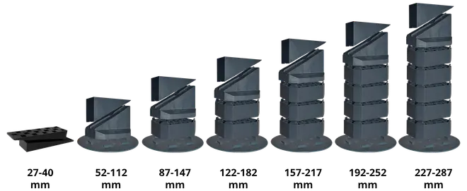 Knudsen Kilen Terrasseforhøjer 50-pak