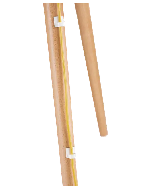 SINOX TV stander 50"-65" - mørkt træ/sort