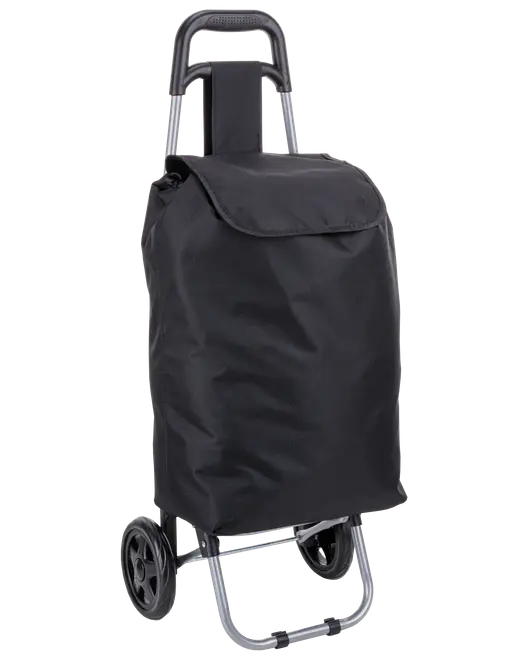 Shoppingväska 2 hjul svart