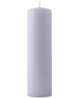 Bloklys Ø6,8 x H25 cm hvid