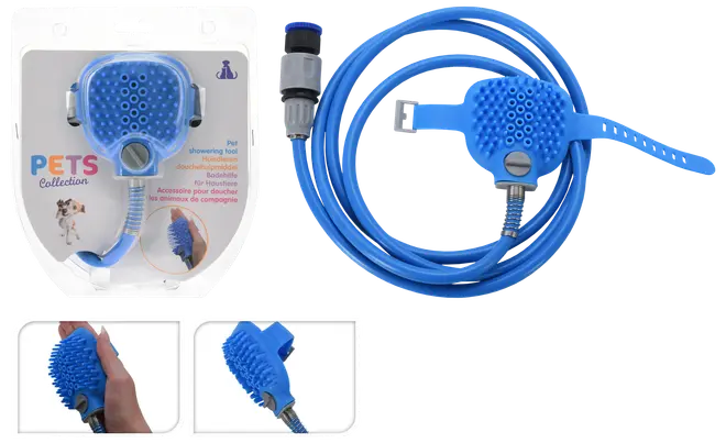 Badebørste til kæledyr med slange