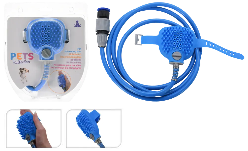 Badebørste til kæledyr med slange