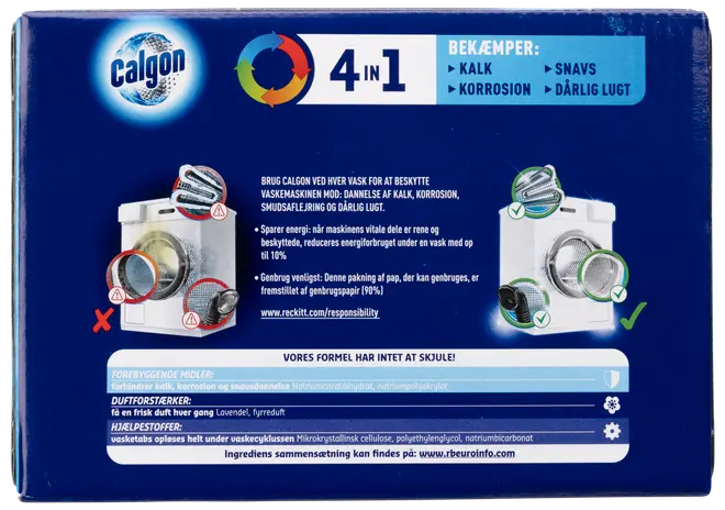Calgon Power Vasketabs 4-i-1