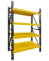 Lagerhylla 180X120X60 cm gul