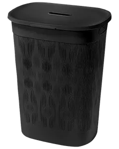 Vasketøjskurv 55 L - Sort