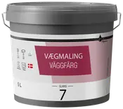 Vægmaling Glans 7 - modehvid