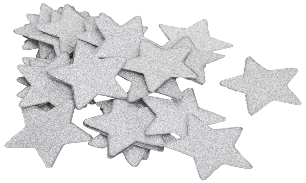Konfettistjerner glitter 30 stk.