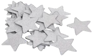 Konfettistjerner glitter 30 stk.