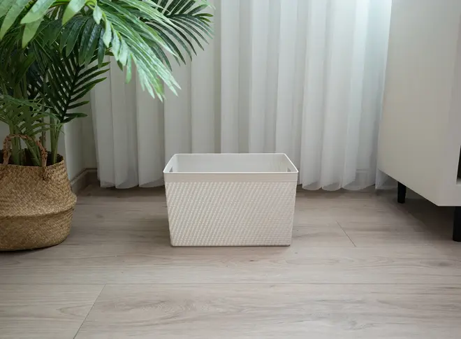 Plastkorg stor - grå