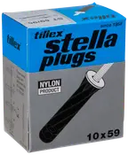 Tillex Plugs pan 5 x 90 mm - sort 25-pak