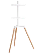 SINOX TV stander 50"-65" - bøg/hvid