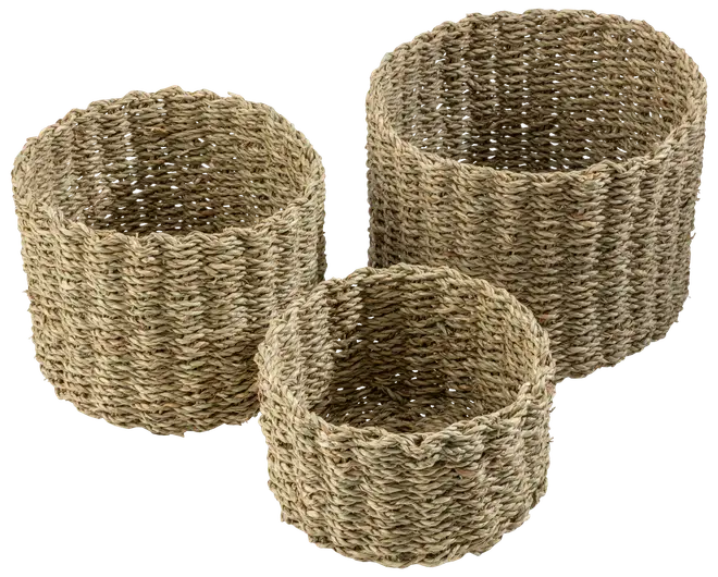 Korgset i sjögräs 3 delar