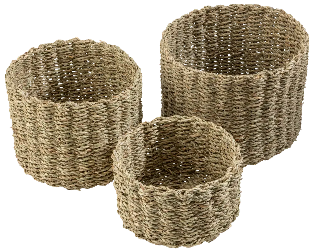 Korgset i sjögräs 3 delar