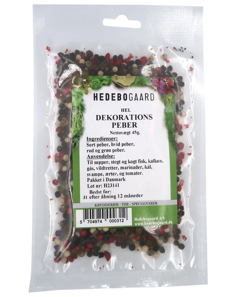 Hedebogaard Krydderi - Deco Peber 45 g