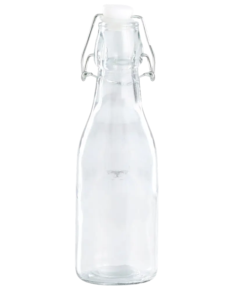 Glasflaska med kork 0,25 L