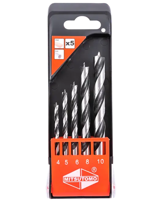 Mitsutomo Træborsæt 5 dele