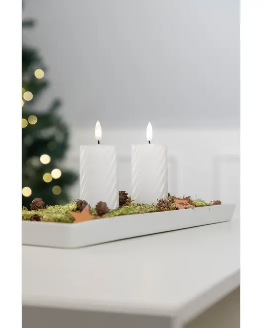 Blockljus led lany 10 cm 2 st