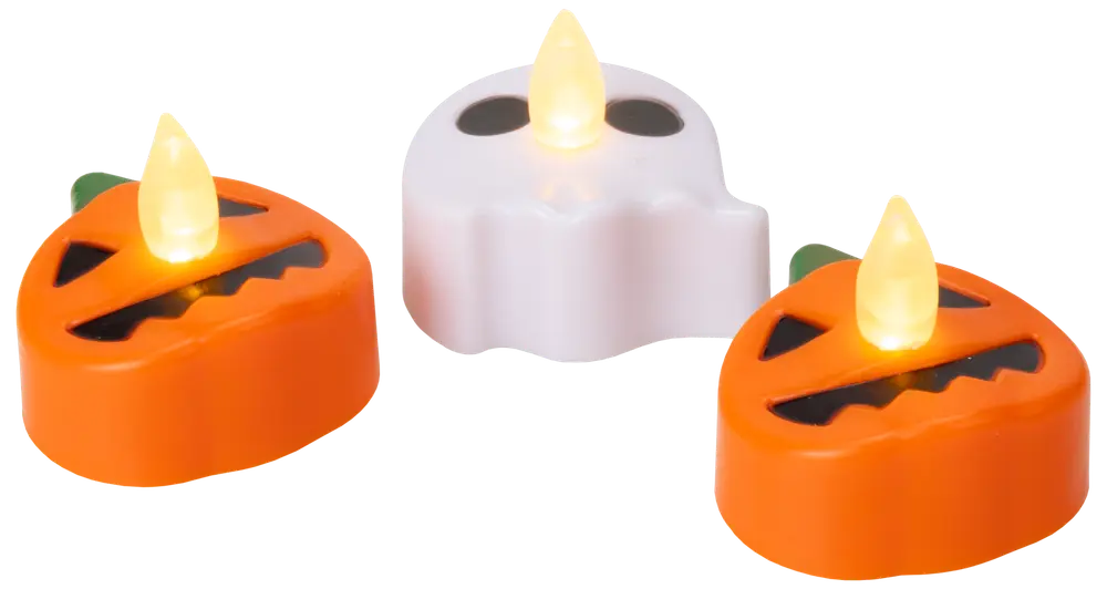 Värmeljus LED Halloween 3-pack