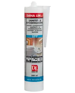 DANA LIM Bygge- /sanitetssilikone 300 ml -  klar 