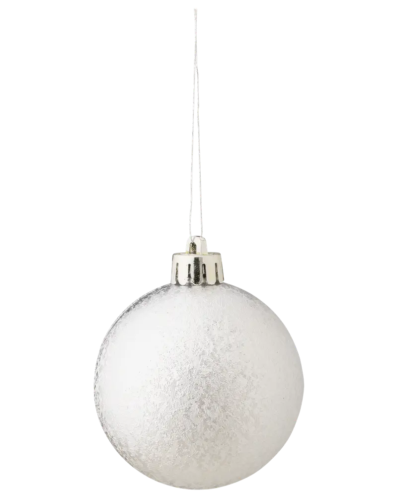 Julkulor shine silver 4-pack