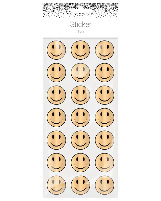 Klistermærker 1 ark - assorterede varianter