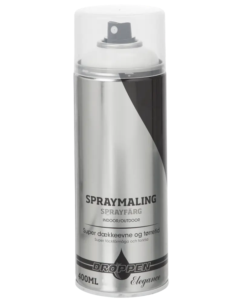 Droppen Elegance Spray - hvid blank
