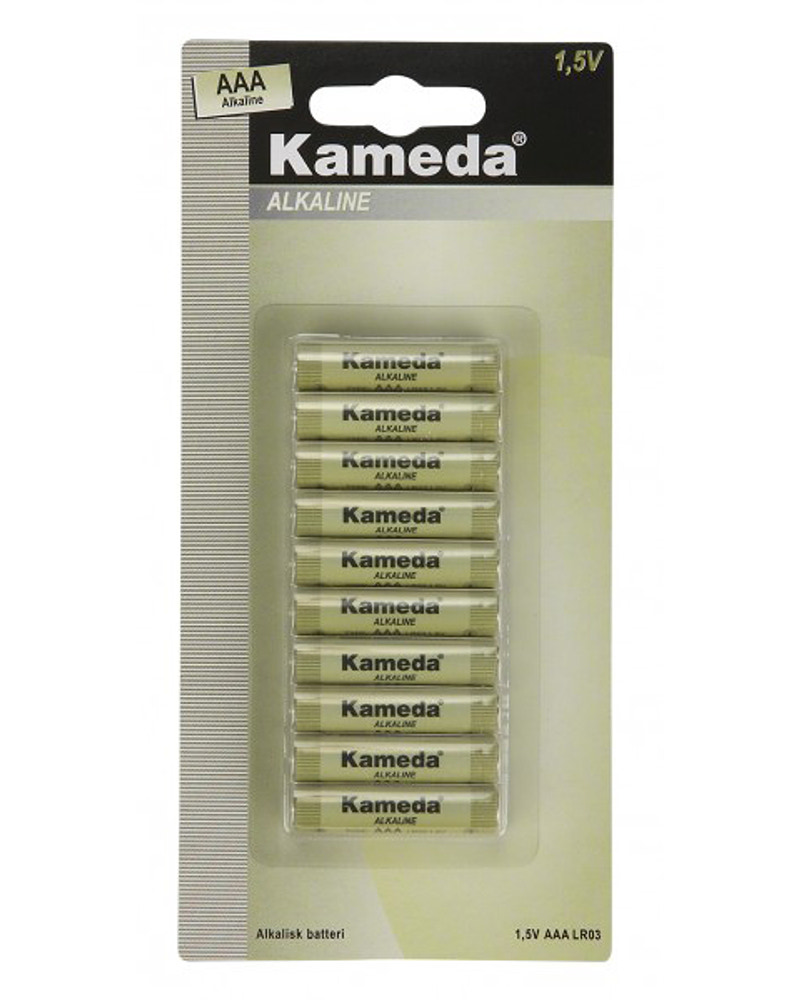 Kameda Alkaline batteri  - AAA 10-pak