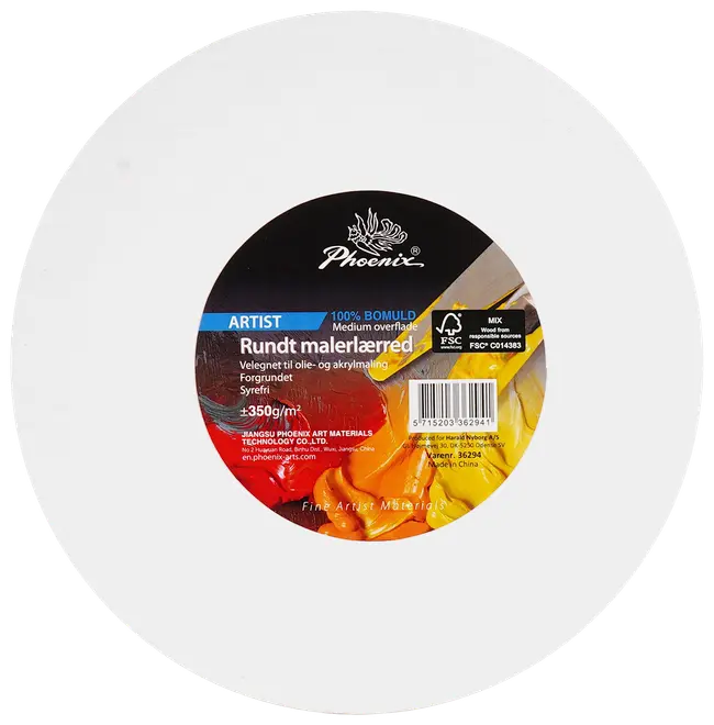 Phoenix Malerlærred rundt Ø20 cm
