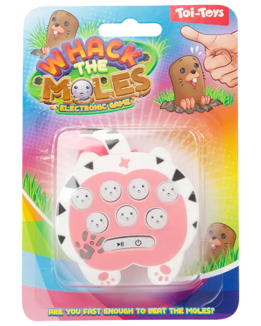 Whack the moles minispil - assorterede designs