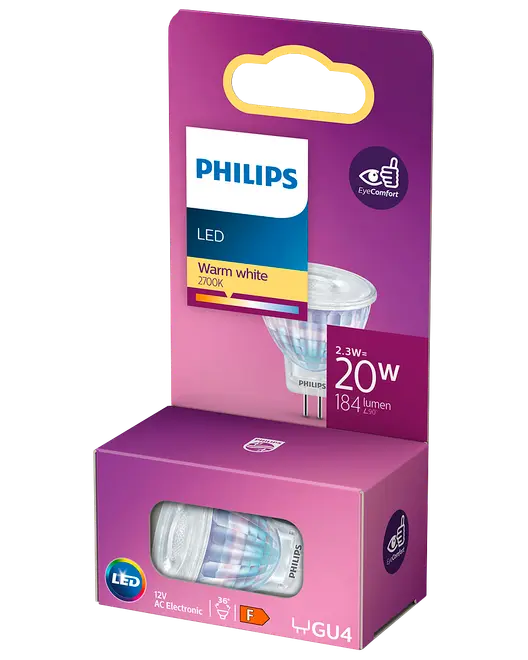PHILIPS Stiftlampa 2,3W GU4 MR11