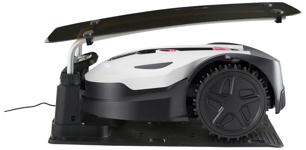 Garage för robotgräsklippare